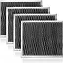 Cenipar 97007696 Range Hood Filter Charcoal Odour Filter for Range vent hood (8 3/4" X 10 1/2" X 3/8")-4 Pack