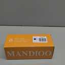 MANDIOO Pack of 2 Soft Chenille Textured Throw Pillow Covers Square Accent Solid Decorative Cushion Cover Cozy Farmhouse Pillow Case for Couch Sofa Bed Living Room 20x20 Inch Camel