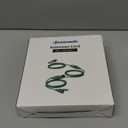 DEWENWILS 25Ft Outdoor Extension Cord, Evenly Spaced 3 Outlets Plugs with Safety Cover, 16/3 SJTW Weatherproof Wire for Outdoor String Lights, ETL Listed (Green)