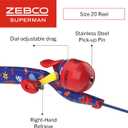 Zebco Youth Floating Spincast Reel and Fishing Rod Combo, Pre-Spooled with 6-Pound Cajun Line, 29"