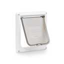 PetSafe Interior 2-Way Locking Cat Door - Allows Convenient Movement Between Rooms & Minimizes Scratching - Tinted Durable Plastic Privacy Door for Feeder & Litter Box