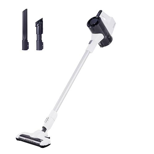 Amazon Basics Cordless Vacuum Cleaner for Carpet and Hardwood, Lightweight (5 lbs), White