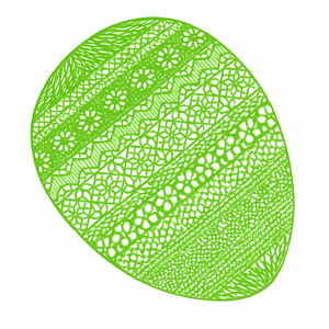 HH Egg 8 pcs Placemat JADE Lime