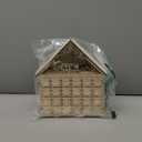 CCINEE Christmas Wooden Advent Calendar with LED Light 24 Storage Drawers Christmas Countdown Calendar for Holiday Decoration