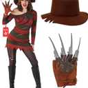 Morph Nightmare Killer Costume Women, Costumes For Women, Womens Halloween Costumes, Halloween Costume Woman (X-Large)