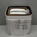 2 Pack 2.7 Gal Bathroom Trash Can with Lid, Automatic Trash Can Small Smart Garbage Can Touchless, Slim Motion Sensor Waterproof Plastic Trash Bins for Bedroom Office Kitchen Toilet (White)