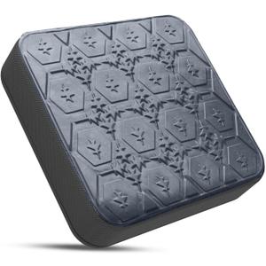 Large Seat Cushion, Dual-Layer Gel & Memory Foam Office Chair Cushion for Long Sitting, Keep Cooling & Soft 19.7 inch Seat Pad for Office Chairs (Super Lager Size (19.7"), Gray)