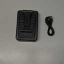 Cell Phone Stand with Wireless Bluetooth Speaker and Anti-Slip Base HD Surround Sound Perfect for Home and Outdoors with Bluetooth Speaker for Desk Compatible with iPhone/ipad/Samsung Galaxy (Black)