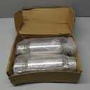 LCGP 2.5'' Inlet & Outlet Universal Muffler, 11.5'' Overall Length Stainless Steel Resonator 2 Pack