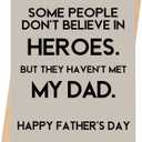 2 x Father’s Day Card for Dad, Heartfelt Fathers Day Gift from Son or Daughter, Happy Fathers Day Card