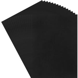 MECCANIXITY 30 Sheets Black Cardstock 20" x 15", 200gsm/75lb Thick Card Stock Printer Paper for Crafts, Invitations, Card Making, Scrapbooking, Drawing