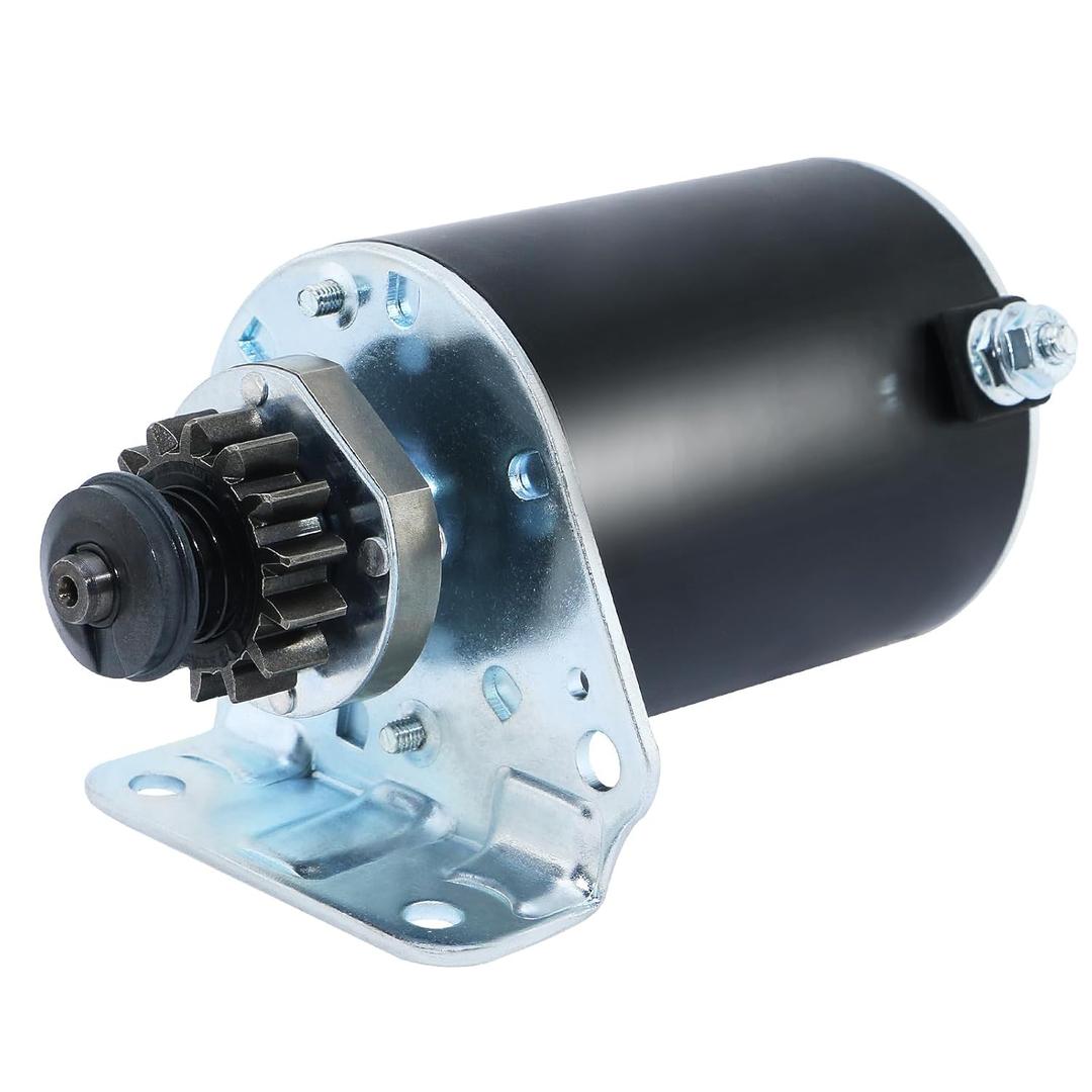 Steel Gear Starter Replacement for 14 Teeth Briggs and Stratton 593934 693551 030221 33R877, 12 12.5 13 14 15.5 16 16.5 17 17.5 18 18.5 19.5 HP Cub Cadet 11 16 18 RTZ LT John Deere D100 105, Toro