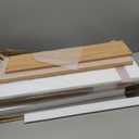 Bathroom Wall Storage Cabinet, Medicine Cabinet with Adjustable Wood Shelf & Doors, Over the Toilet Storage Cabinet for Laundry Room & Living Room Kitchen Storage Islands (Natural Oak)