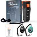 Dog Bark Deterrent Devices – 3 Modes, 15m Range, Flashlight | Safe Humane Anti Barking Device for Dogs | Bark Deterrent Device, Dog Clicker for Training, Dog Training Clicker for Peaceful Home