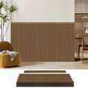 Art3d Wainscotting Wall Panel Kit, 37.8" Tall Beadboard Panels for Walls, Polystyrene Board and Batten Wall Panel Kit, Easy DIY Decorative Trim for Living Room, Kitchen, Bedroom Covers 31 Sq.Ft