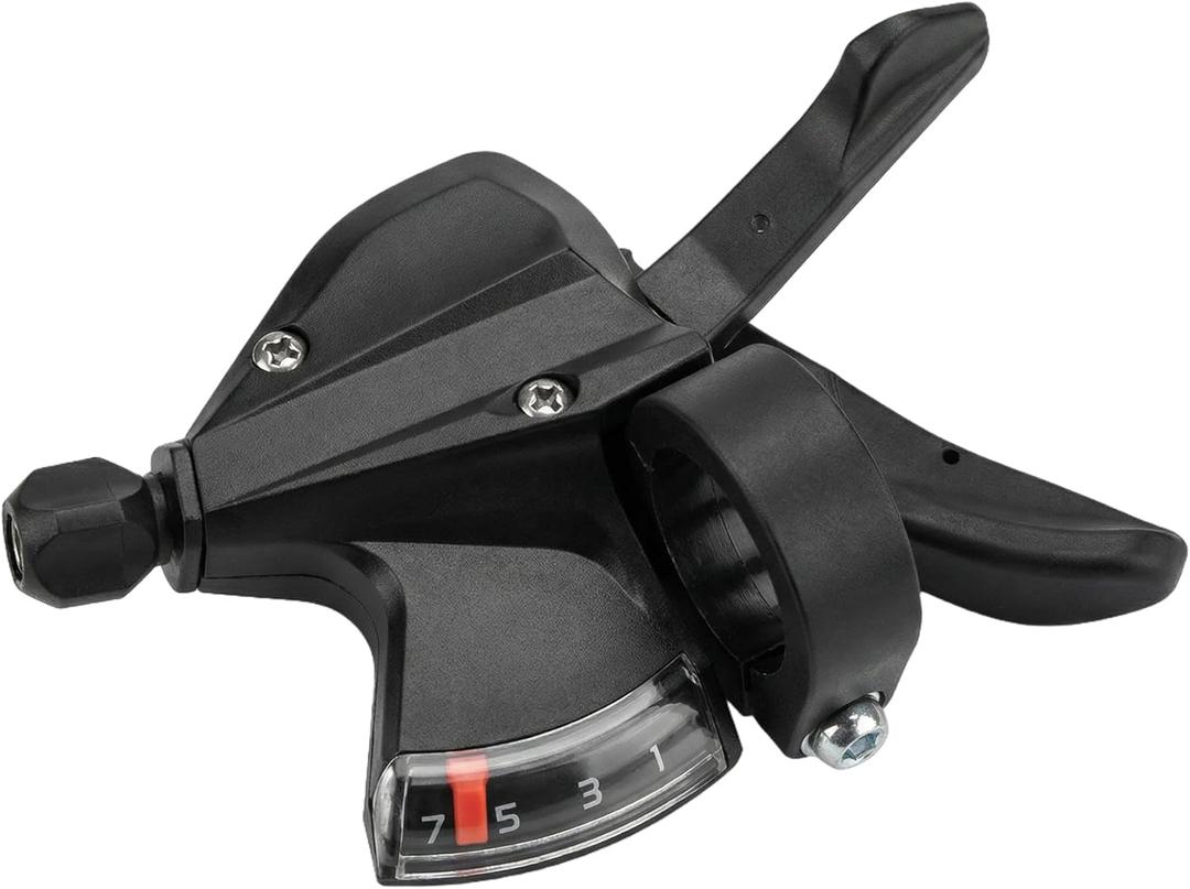 SL-M315-7 Speed Bike Shifter Right Thumb Gear Shifter Bicycle Shift Lever MTB Mountain Bike Shifter Trigger Shifter Commuter Folding Hybrid Bike Gear Shifter with Gear Indicator