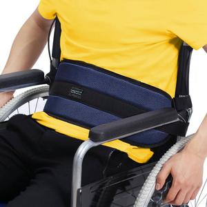 NEPPT Wheelchair Seatbelt Restraints for Dementia Patients Fall Prevention for Elderly Wheelchair Safety Harness for Adults Chair Seat Belt Adjustable Waist Support Straps to Prevent Sliding (Blue)