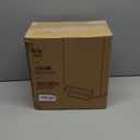 Cesun Small Bathroom Trash Can with Lid Soft Close, Step Pedal, 5 Liter / 1.3 Gallon Stainless Steel Garbage Can with Removable Inner Bucket, Wastebasket for Bathroom, Bedroom (White)