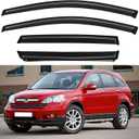 Window Visors Rain Guards for 2007 2008 2009 2010 2011 Honda CRV, Out-Channel Window Vent Wind Deflectors Visors Shades for 07-11 CR-V SUV