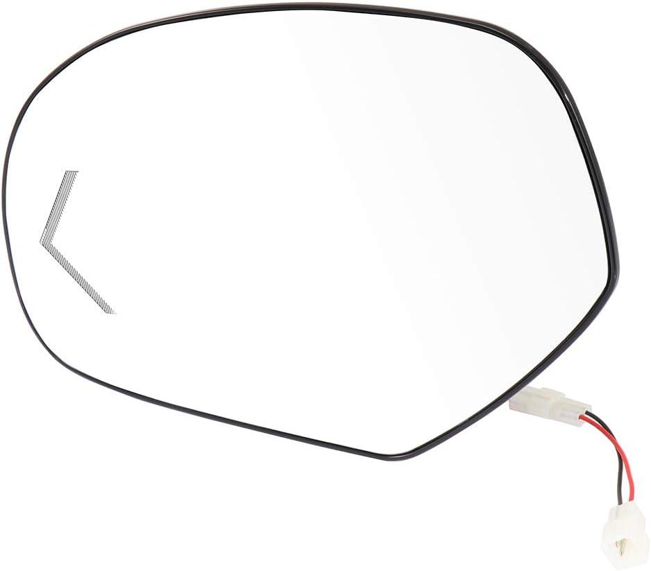 ECCPP Left Side Mirror Glass Heated Turn Signal Arrow Light Fit for 2007-2013 for Chevy Suburban 2500