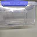 Sistema KLIP IT Food Storage Container, 5 L, Airtight & Stackable, BPA-Free, Clear with Blue Clips