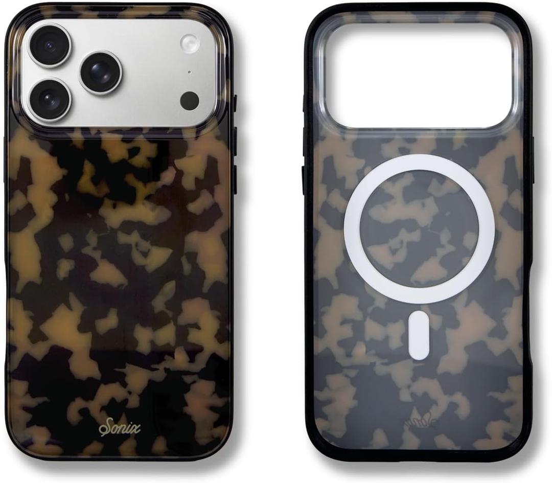 Sonix Case for iPhone 17 Pro Max | Compatible with MagSafe | 10ft Drop Tested | Tortoiseshell | Brown Tort