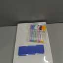 Set of 12 Small White Board Dry Erase Boards Classroom Pack 9" x12 Double Sided Personal Whiteboards for Students Teachers School Supplies Lapboards Mini Whiteboard Erasers Incl and Colors Pens