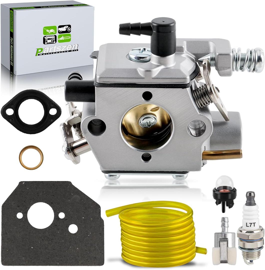 953-08137 Carburetor Assembly Kit for Remington 753-08137 Chainsaw RM4218 RM4216 for Troy-Bilt 41AY462S866 for Craftsman 316381880 CMXGSAMA421S CMXGSAMA426S w/Parts