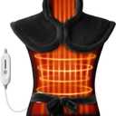 COMFIER Large Heating Pad for Back, FSA Eligible HSA Heating Pad for Neck and Shoulders and Back, Heated Neck Wrap, 3 Heat Levels & 90-Mins Auto Shut Off, Gifts for Women Men