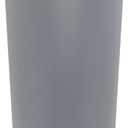 Rubbermaid Commercial Products Round Ridged Liner, 12-Gallon, Gray, Compatible with Rubbermaid Marshall Trash Can