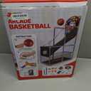 JOYIN Arcade Basketball Game Set with 4 Balls and Hoop for Kids 3 to 12 Years Old Indoor Outdoor Sport Play - Easy Set Up - Air Pump Included - Ideal for Competition