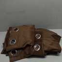 YoungsTex Brown Velvet Curtains 96 Inch Length 2 Panels for Living Room, Extra Long Thermal Insulated Window Drapes Room Darkening Privacy for Sliding Door Bedroom, 52 X 96 Inch