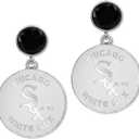 Game Time Offical MLB CHICAGO WHITE SOX Disc Earrings