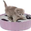 Pawaboo Interactive Cat Toy with Running Mouse, Electronic Motion Cat Toy Automatic Teaser for Indoor Cats, Pop and Play Hide Seek Cats Toys Hunting Mouse for Pet Kitten Play Fun Exercise, Purple