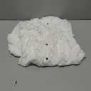 Womens Gothic Victorian High Neck Long Sleeve Ruffle Blouse Steampunk Lolita Costume Tea Party & Halloween Black/White (X-Large)