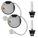 KERBIY 2 Sets HID Headlight Ballast W/Igniter&D4S Bulb for Lexus GS350 GS450h IS200t IS250 IS300 IS350 LS460 LS600h LX570 RX350 RX450h for Toyota Camry Sienna,81107-75020 Xenon Ballast Control Module
