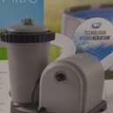 Intex 28635EG Krystal Clear Cartridge Filter Pump for Above Ground Pools, 1500 GPH Pump Flow Rate, 110-120V with GFCI