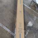 California Umbrella 11' x 8' Rectangle Aluminum Market Umbrella, Crank Lift, Bronze Pole, Sunbrella Antique Beige