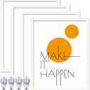 16x20 Picture Frame Set of 4, White 16 x 20 Frame High Transparent Wall Gallery Poster Canvas Photo Frames for 16 by 20 inches