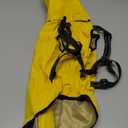 Dog Raincoat: Dog Rain Jacket with Reflective Harness & Removable Hood | Waterproof Dogs Rain Coat Poncho for Large Medium Small Dogs Puppies (Yellow - S)