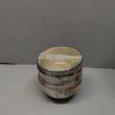 WHJY 4.5 inch Set in 4 Retro Chinese Japanese Creative Hand-painted Floral Cereal Ceramic Soup Rice Bowl