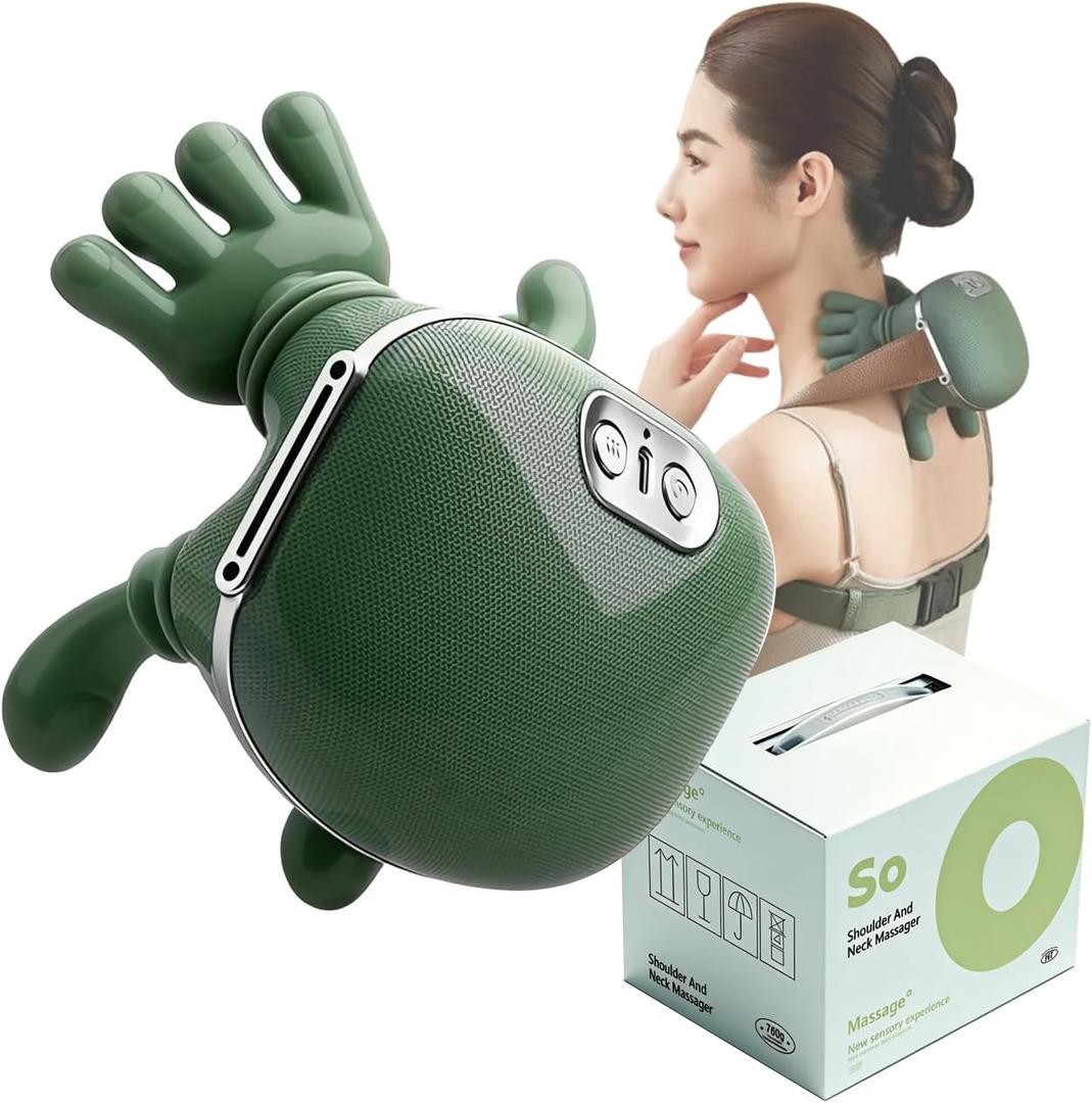 Neck Massager with Heat for Pain Relief deep Tissue,Shoulder & Back Massager,masajeador de espalda y Cuello shiatsu Neck and Back Massager 2026 (Upgraded Version)