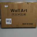 Framed Boho Sun and Moon Set of 2 Wall Art, Terracotta Blush Mid Century Modern Canvas Artwork for Walls, Bohemian Abstract Painting Print for Living Room Bedroom Hallway Office Wall Decor, 16x24 Inch