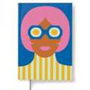 Olimpia Zagnoli Blue Midsized Blank Notebook