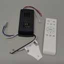 Universal Ceiling Fan Remote Control Kit Replacement, 6-Speed & Timing, Remote Replacement for 24V DC Ceiling Fan Light
