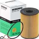 Hisenic Oil Filter V8 4.4L Fits Select BMW 550i 650i 750i 750Li Alpina B7 M5 M550i M6 M760i M8 M850i X5 X6 X7, Direct Replacement for OE# 11427583220
