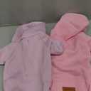 2 Pack Dog Hoodie Warm Hood Dog Sweater Cold Weather Small Dogs Sweatshirt Comfort Pet Clothes for Small Medium Dogs with Pockets Cats Chihuahua Clothes for Male Female Girl Boy Sporty Daily Wear