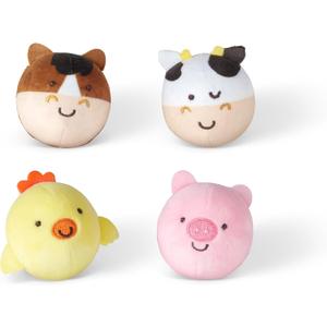 Melissa & Doug Rollables Farm Friends Infant and Toddler Toy (4 Pieces)