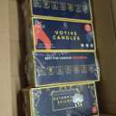 Candle Charisma Citronella Scented Votive Candles - 15 Hour Burn time - Set of 36 for Dinner, Wedding, Halloween and Holiday Decorations(4 Box)