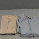 2-Pack Baby Sleep Sacks, Zipper Wearable Blanket - 0.5TOG Organic Cotton, Lightweight,Soft Cozy Toddler Sleeping Sack 12-24 months,Easy to Wear Large Newborn Transition Swaddles Sleepsacks (Toasty, L)